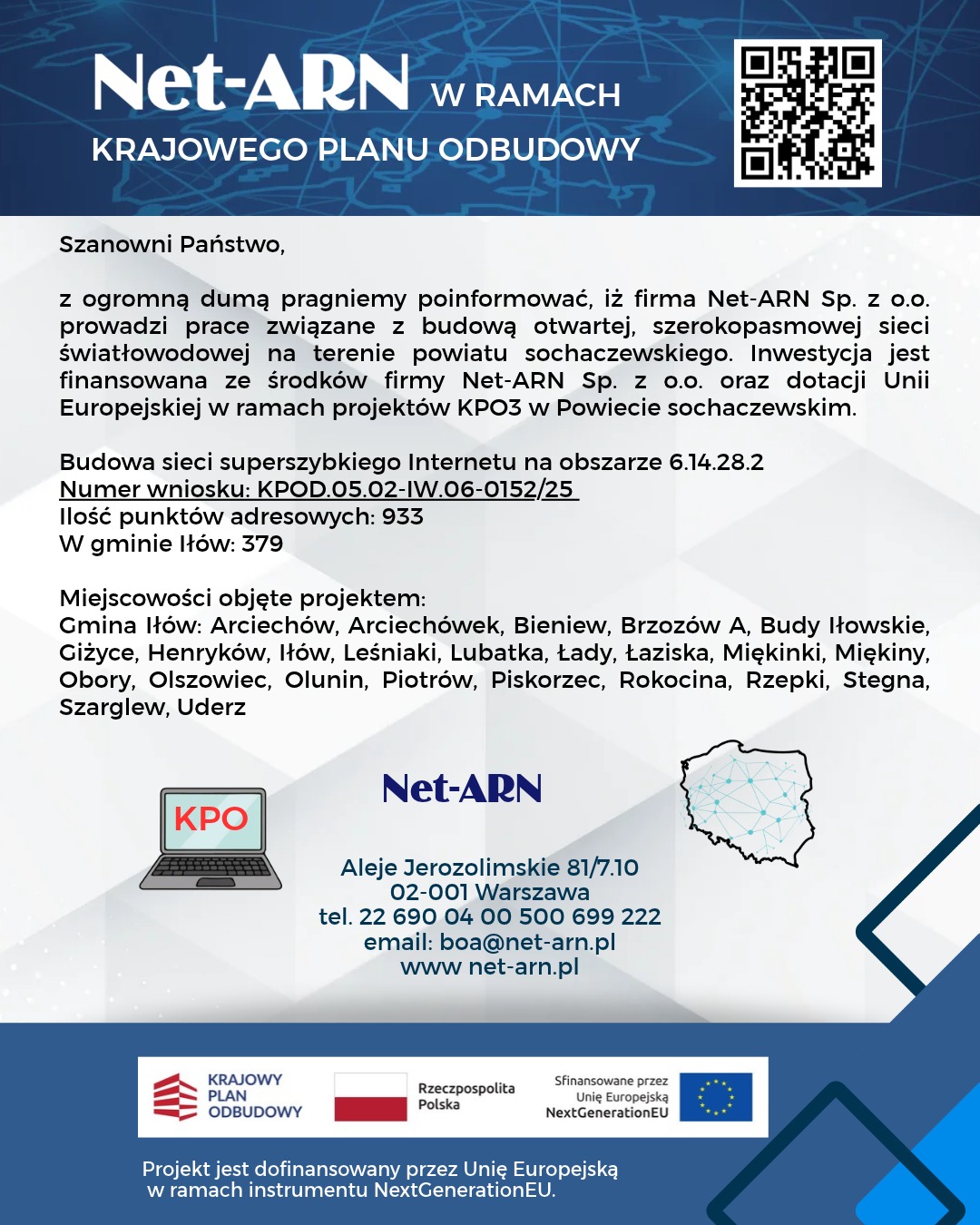 Plakat Gmina Ił&oacute;w NETARN
